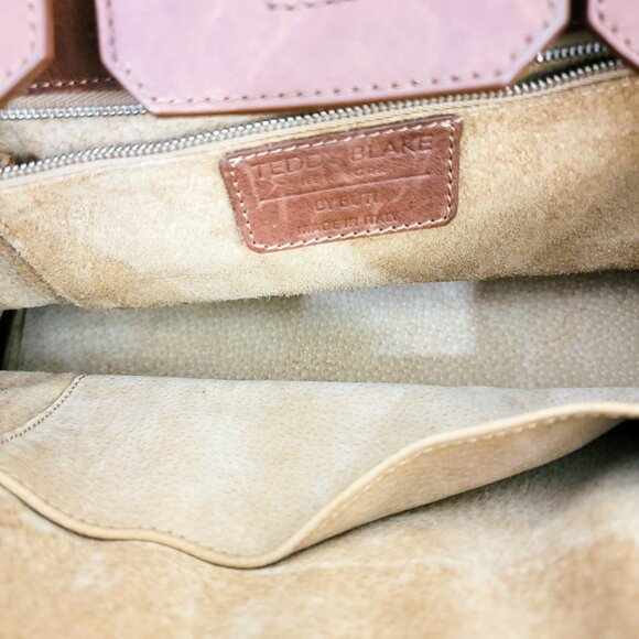 Teddy Blake by Buti Caty 12" Bag in Mahogany Brown - Picture 10 of 11